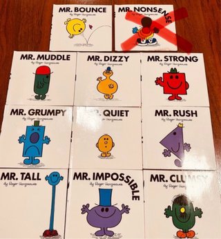 Lote Mr. Men 10 libros en inglés