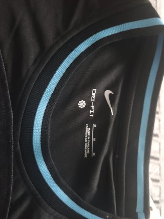 Camiseta Nike Brasil CBF Negra y Turquesa