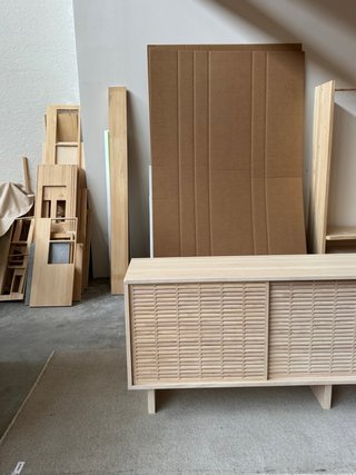 Aparador 180x65x35 cm Madera maciza