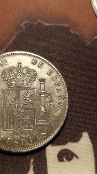 Moneda 5 Pesetas Alfonso XIII 1898