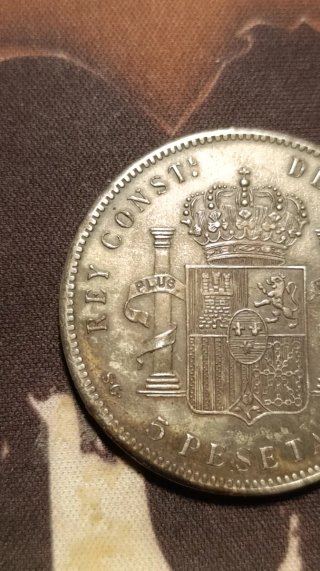 Moneda 5 Pesetas Alfonso XIII 1898