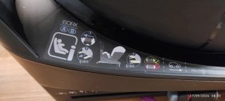 Silla coche Britax Römer Swivel Gris