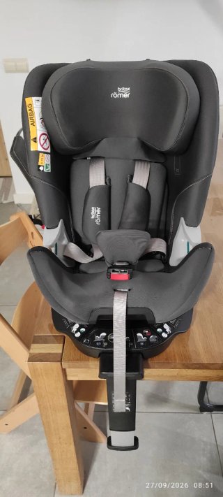 Silla coche Britax Römer Swivel Gris