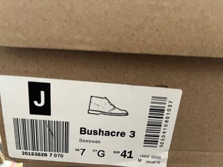 Clarks Bushacre 3 - 41 (7 uk)