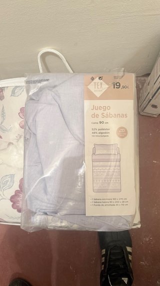 Juego de Sábanas Cama 90 cm