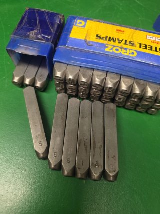 Set de Troqueles de Acero para Marcado