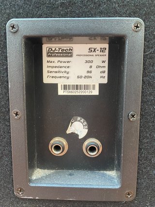 Bafle Pasivo DJ-Tech SX 12