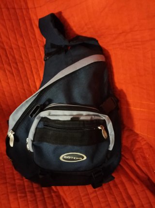 Mochila Bandolera Gotcha Azul