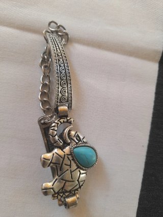 Pulsera de Elefante Plateada