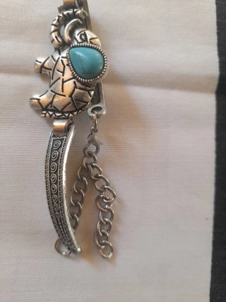 Pulsera de Elefante Plateada