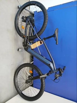 Bicicleta eléctrica montaña E-Expl 520 azul noche