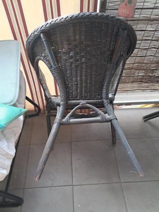 Conjunto de jardín 2 sillas y mesa