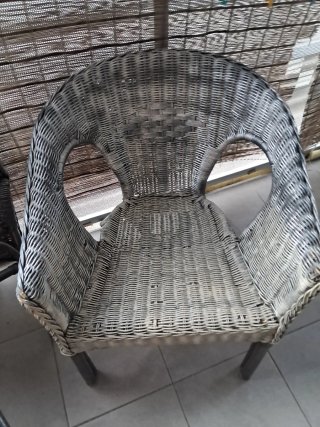 Conjunto de jardín 2 sillas y mesa