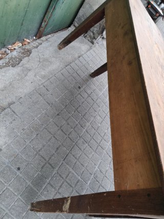+100 AÑOS MESA TOCINERA CASTAÑO B ESTADO