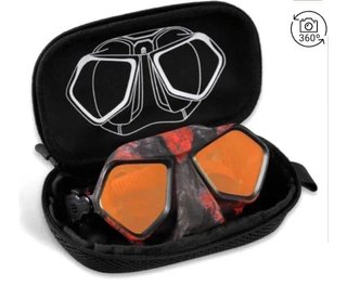 ☸️Mascara Alpha wolf red stone ( espejo)