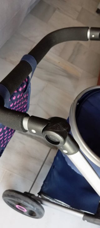 Cochecito bebe  de juguete con unicornio