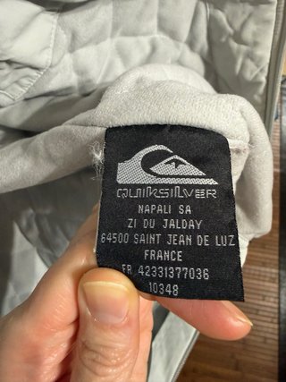 Anorak Quiksilver Beige Unisex