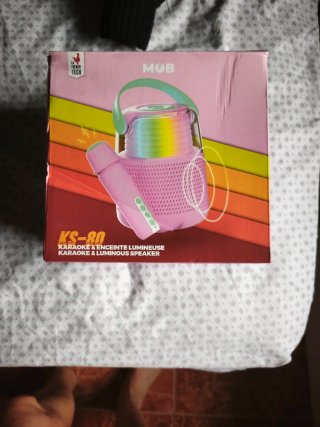 Karaoke MOB KS-80 con Altavoz Luminoso