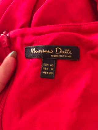 Vestido rojo mujer