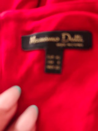 Vestido rojo mujer