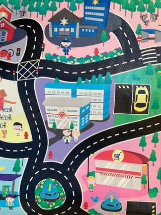 Alfombra Infantil con Carreteras