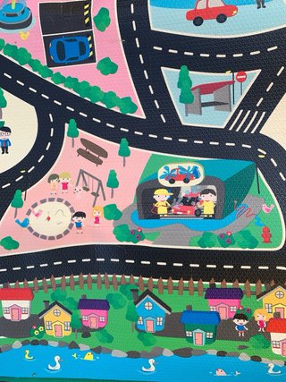 Alfombra Infantil con Carreteras