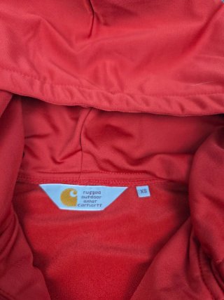 Sudadera con cremallera Carhartt roja