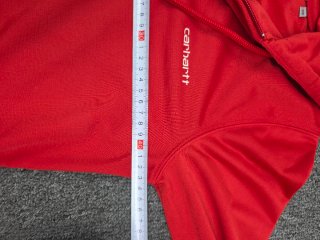 Sudadera con cremallera Carhartt roja