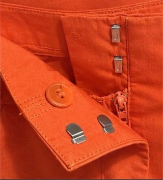 Pantalones culotte naranja Mango talla M