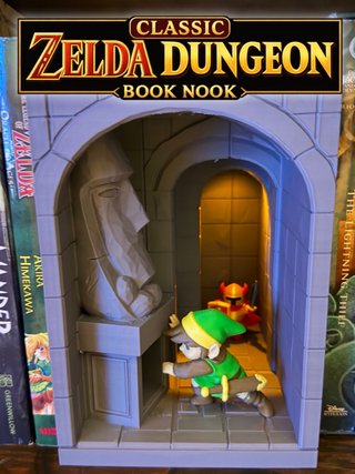 Diorama Zelda Book Nook Nintendo
