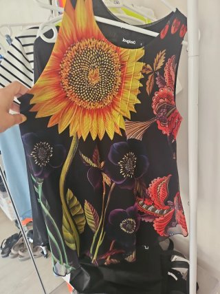 Camiseta Desigual Estampado Girasoles