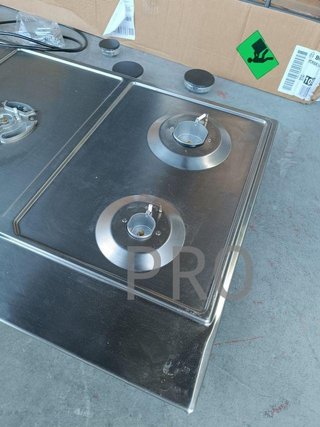 Placa de gas, 5 Zonas de Cocción, Control de llam