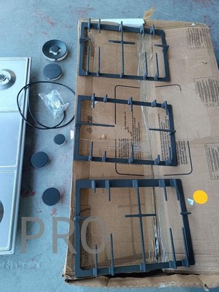 Placa de gas, 5 Zonas de Cocción, Control de llam
