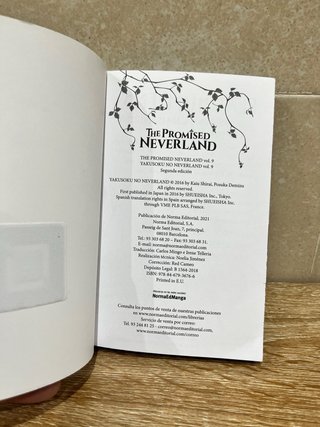 The promised neverland volúmenes 9 y 10 español