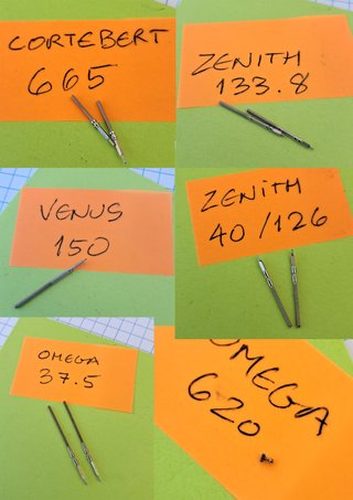 Zenith / Venus / Omega / Cortebert Watch Parts