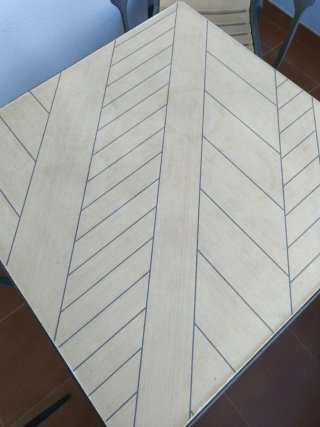 Set de Mesa y 4 Sillas de Exterior