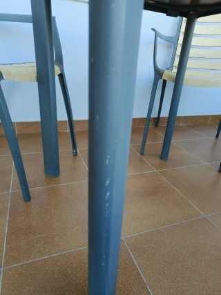 Set de Mesa y 4 Sillas de Exterior