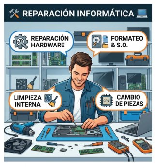 Reparación de ordenadores y portátiles.
