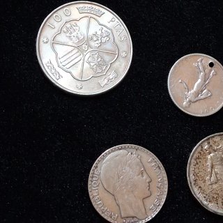 Lote de 7 Monedas de Plata