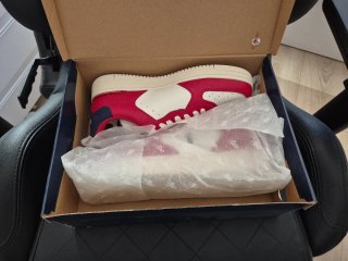 Zapatillas Ralph Lauren Rojas y Blancas