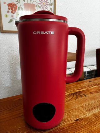 Máquina para Leche Vegetal CREATE Roja