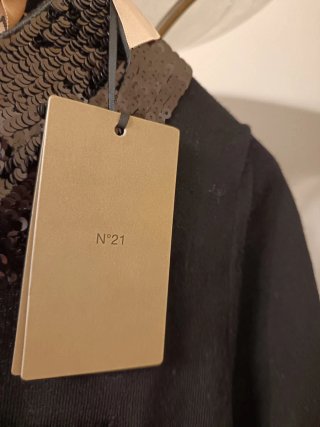 Maglione Polo N21 con Paillettes