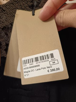 Maglione Polo N21 con Paillettes