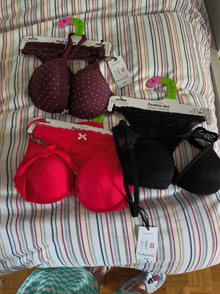 Set de 3 Conjuntos de Lencería Primark Nuevos