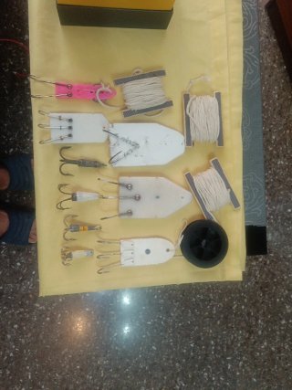 Accesorios  para la pesca pulpo.
