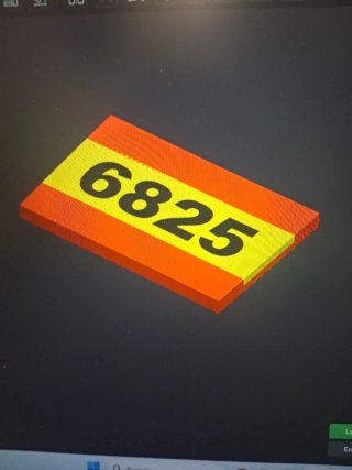 Parche de velcro con número 1234
