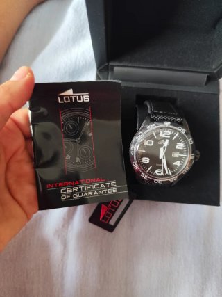 Reloj Lotus Hombre Negro