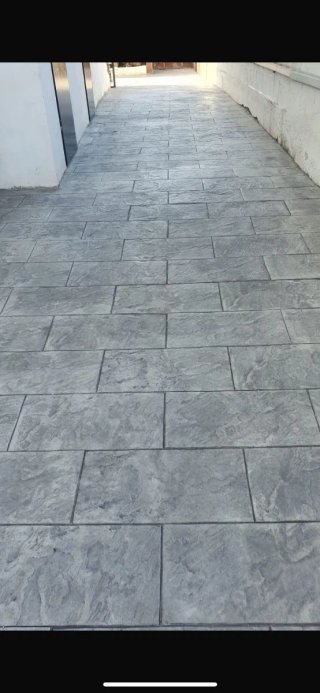 Pavimento de hormigón impreso