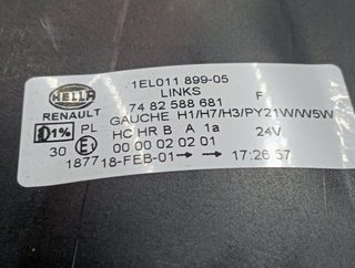 97776 faro 7482588681 renault premium route -2006