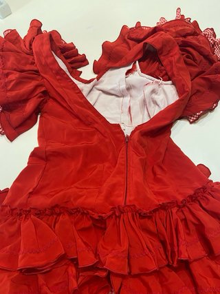 420 Traje de Flamenca Rojo 38/40